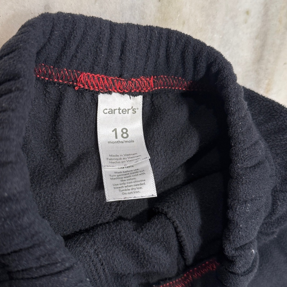 Carter's Black Jogger Sweatpants - Picture 2 of 6